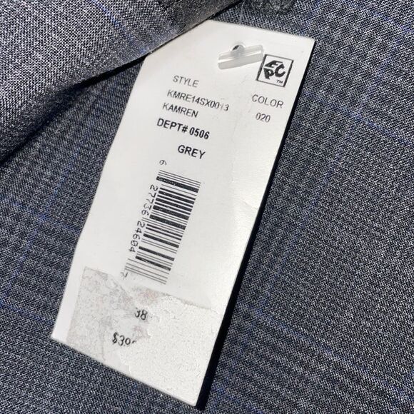 MICHAEL KORS Mens Classic-Fit Wool-Blend Stretch Suit Separate Jacket Size 38R - Picture 7 of 11